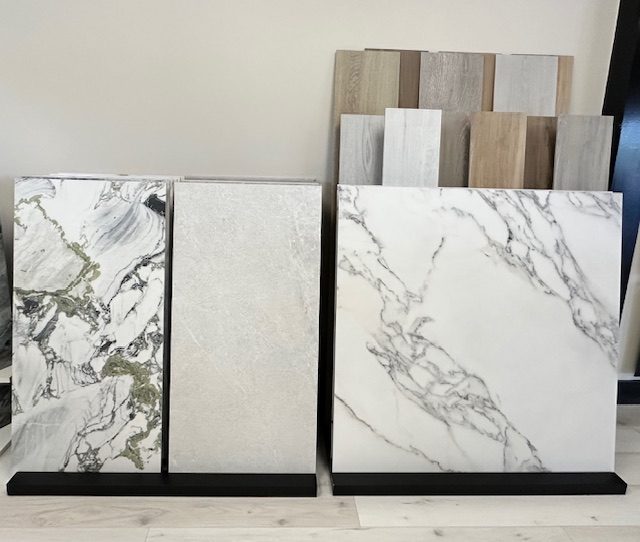 Quartz and stone slab selection